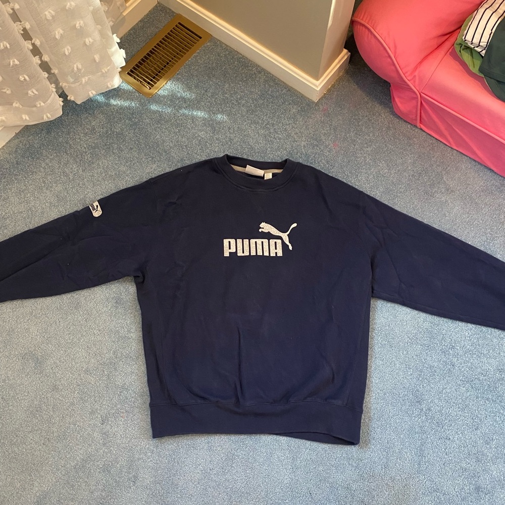 Puma navy blue crewneck